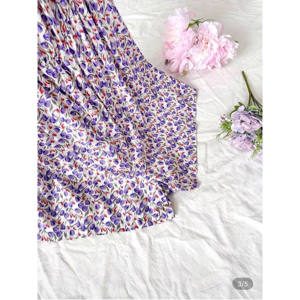 Women's Festival Off Shoulder Floral Romper Sz 2XL Plus Hippie Boho Beach Travel - Picture 4 of 9